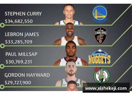 NBA球员工资榜单：谁是顶薪球员？